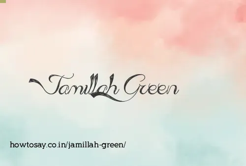 Jamillah Green