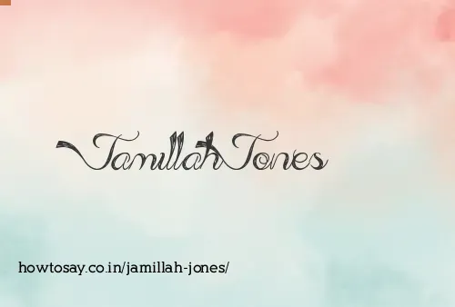 Jamillah Jones