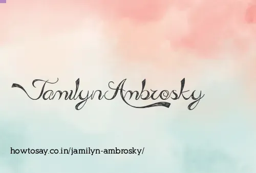 Jamilyn Ambrosky