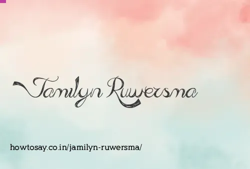 Jamilyn Ruwersma