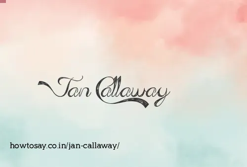 Jan Callaway