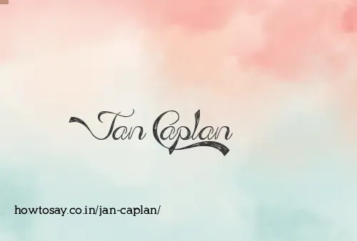 Jan Caplan
