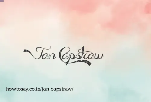 Jan Capstraw