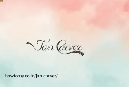 Jan Carver