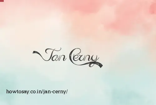 Jan Cerny