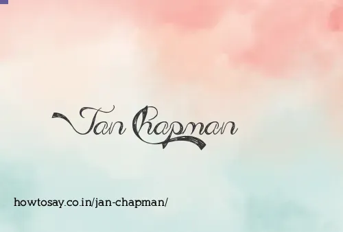 Jan Chapman