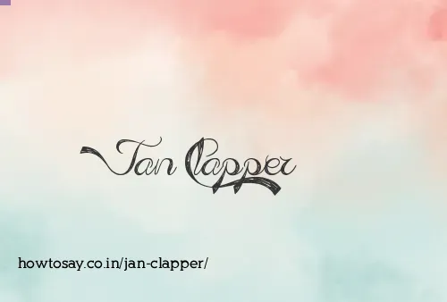 Jan Clapper