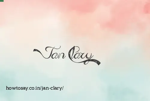 Jan Clary