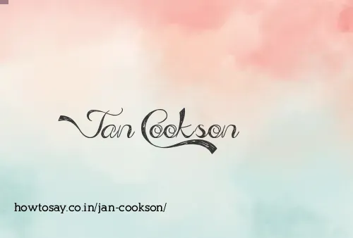 Jan Cookson