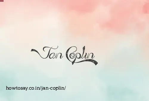 Jan Coplin