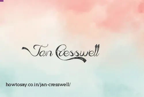 Jan Cresswell