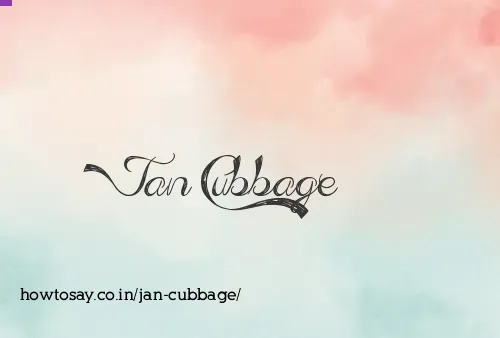 Jan Cubbage