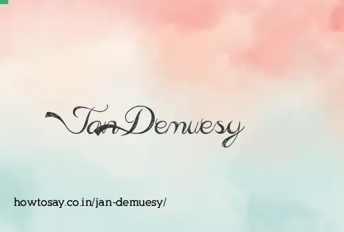 Jan Demuesy