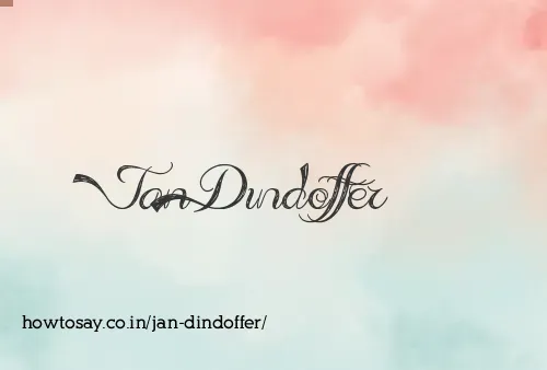 Jan Dindoffer