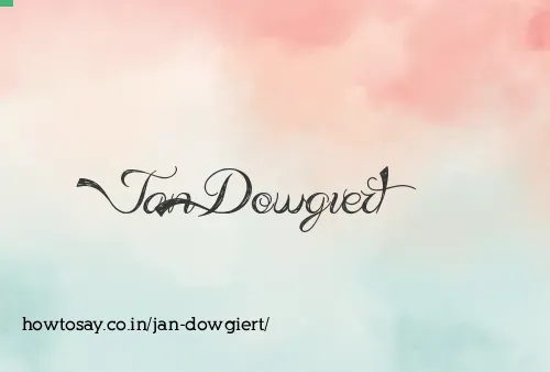 Jan Dowgiert