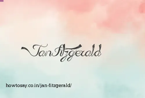 Jan Fitzgerald