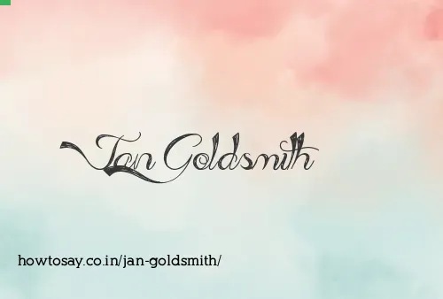 Jan Goldsmith