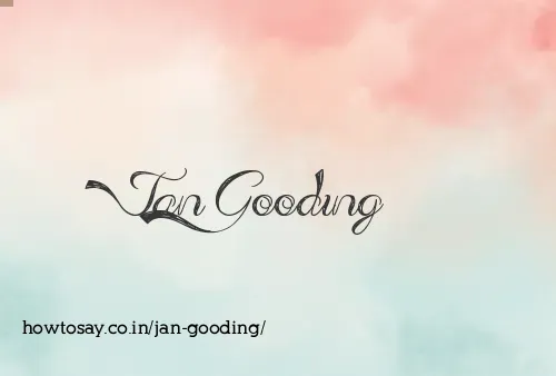 Jan Gooding