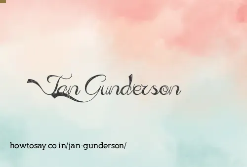 Jan Gunderson
