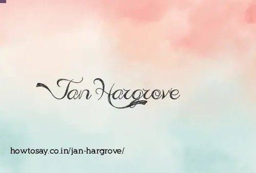 Jan Hargrove