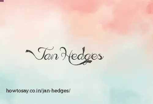 Jan Hedges