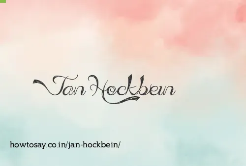 Jan Hockbein