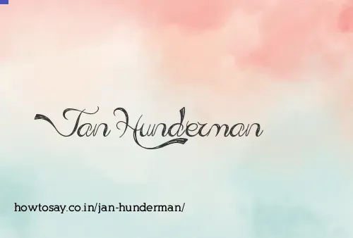 Jan Hunderman