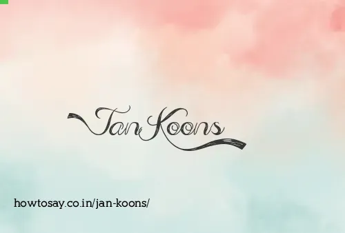 Jan Koons