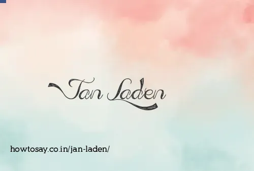 Jan Laden