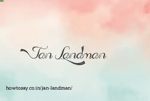 Jan Landman