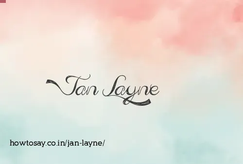 Jan Layne