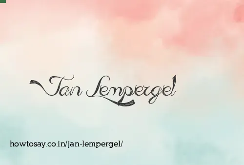 Jan Lempergel