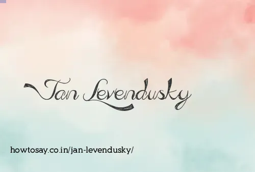 Jan Levendusky