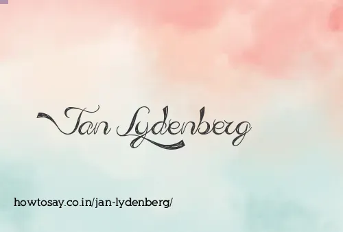 Jan Lydenberg