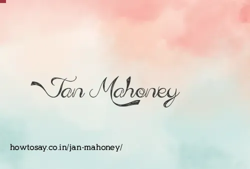 Jan Mahoney