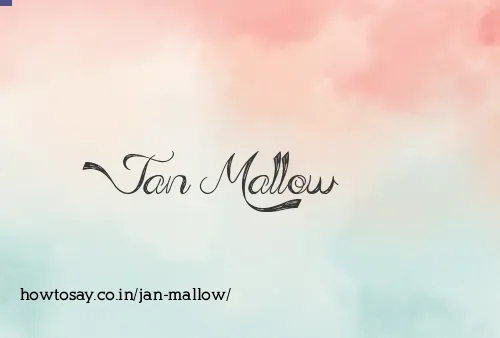 Jan Mallow