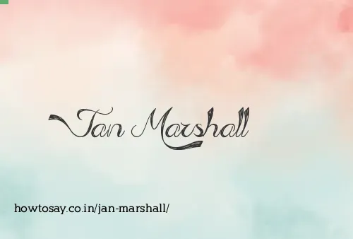 Jan Marshall