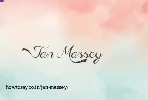 Jan Massey