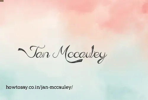 Jan Mccauley