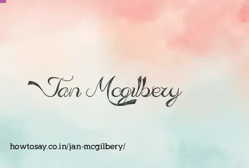 Jan Mcgilbery