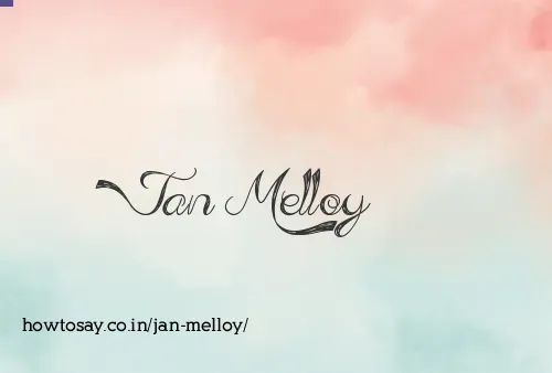 Jan Melloy