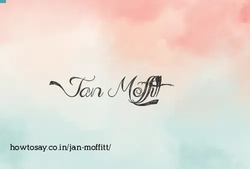 Jan Moffitt