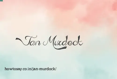Jan Murdock