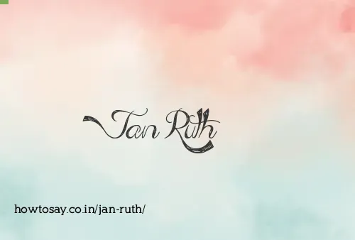 Jan Ruth