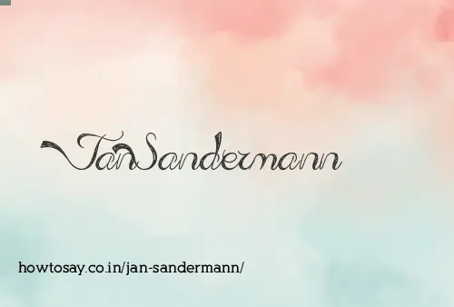 Jan Sandermann