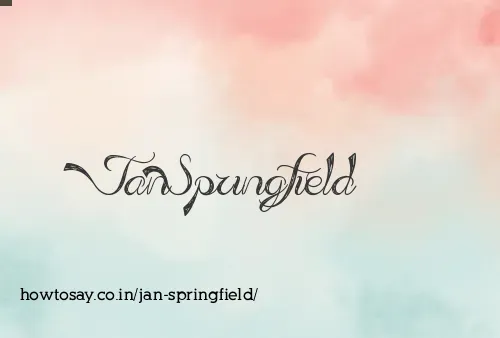 Jan Springfield