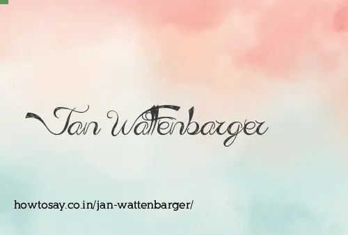 Jan Wattenbarger