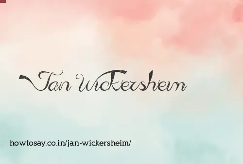 Jan Wickersheim