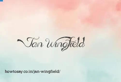 Jan Wingfield