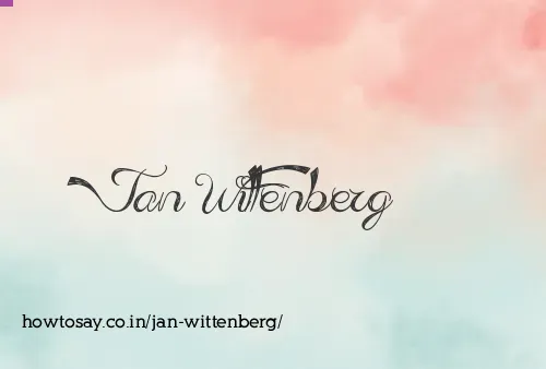 Jan Wittenberg